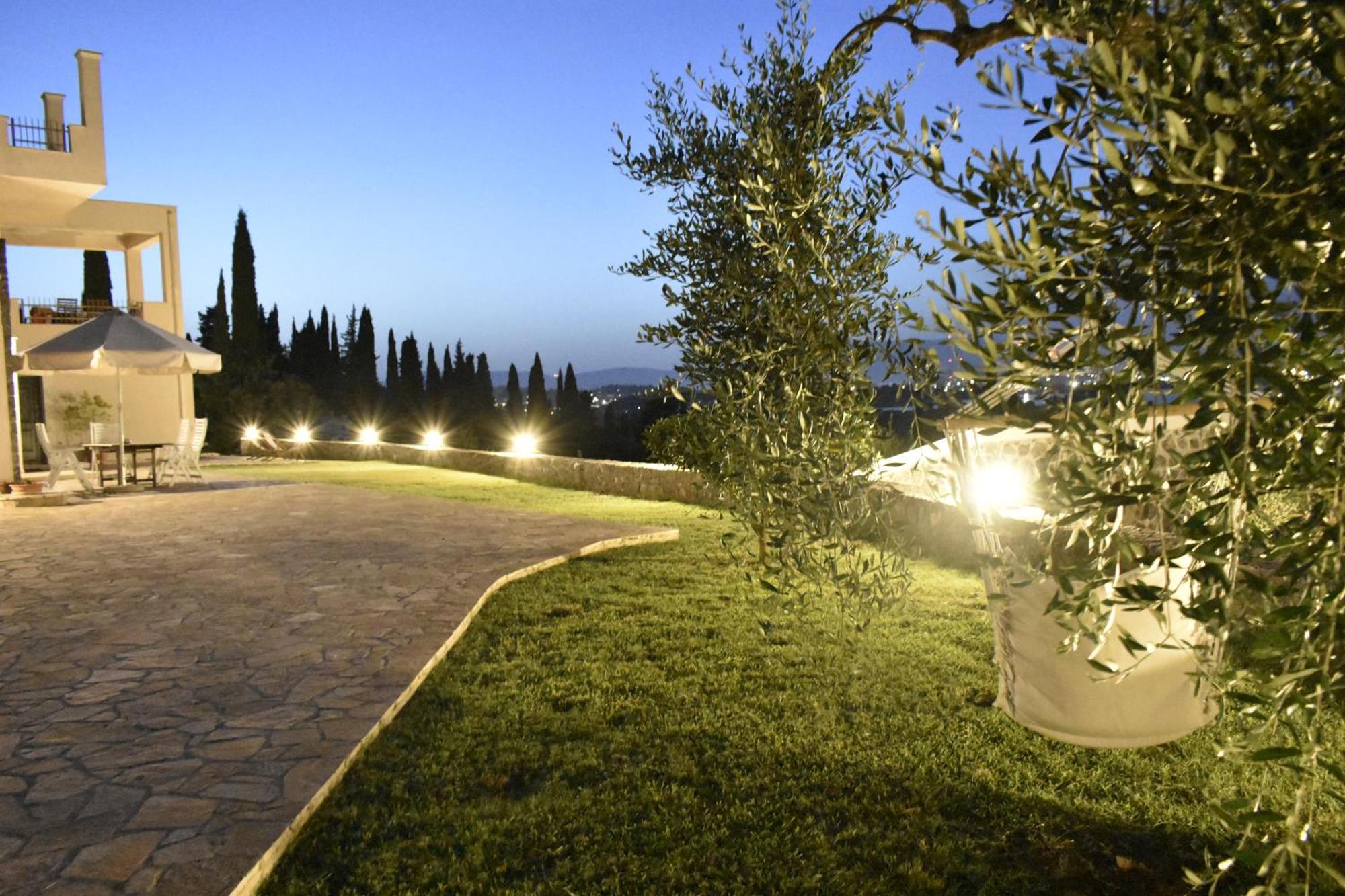 Corfu View Deluxe Villa Perama  Exteriör bild