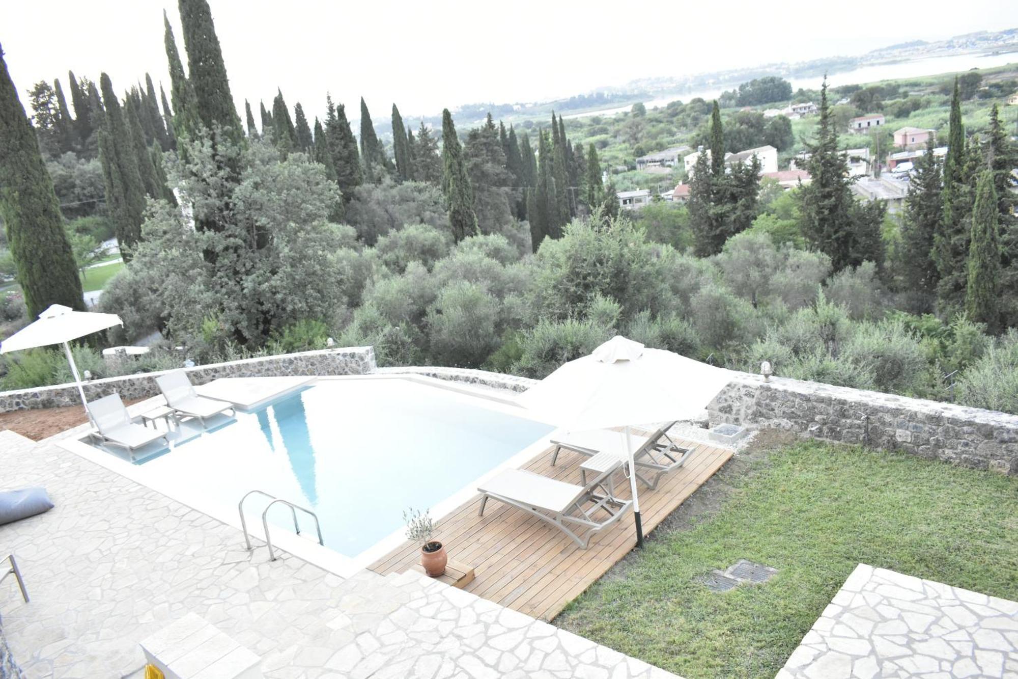 Corfu View Deluxe Villa Perama  Exteriör bild